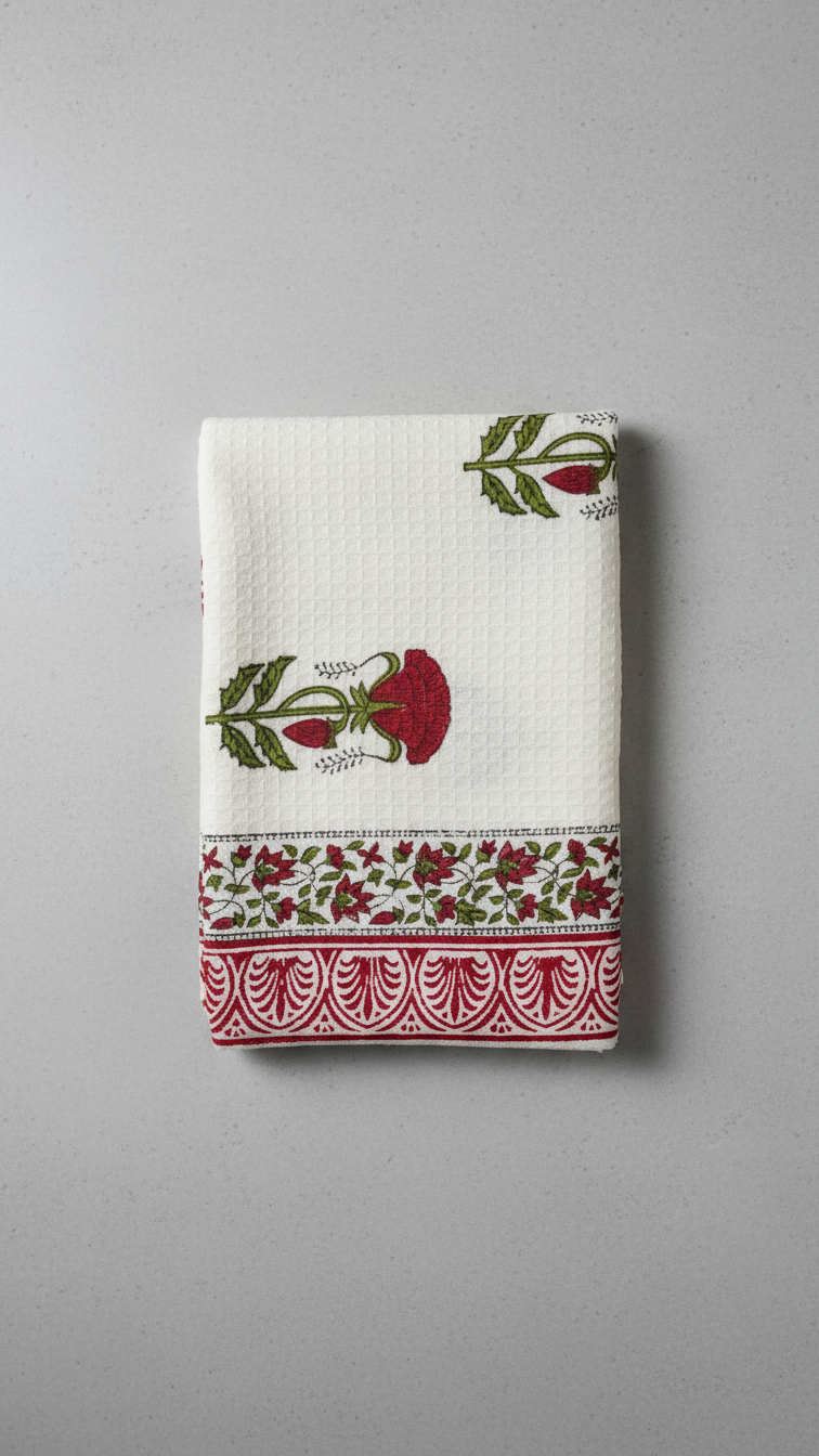 Stuti Artisan Waffle Premium Bath Towel