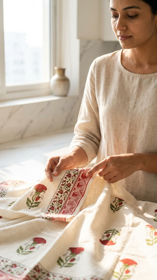 Stuti Artisan Waffle Premium Bath Towel