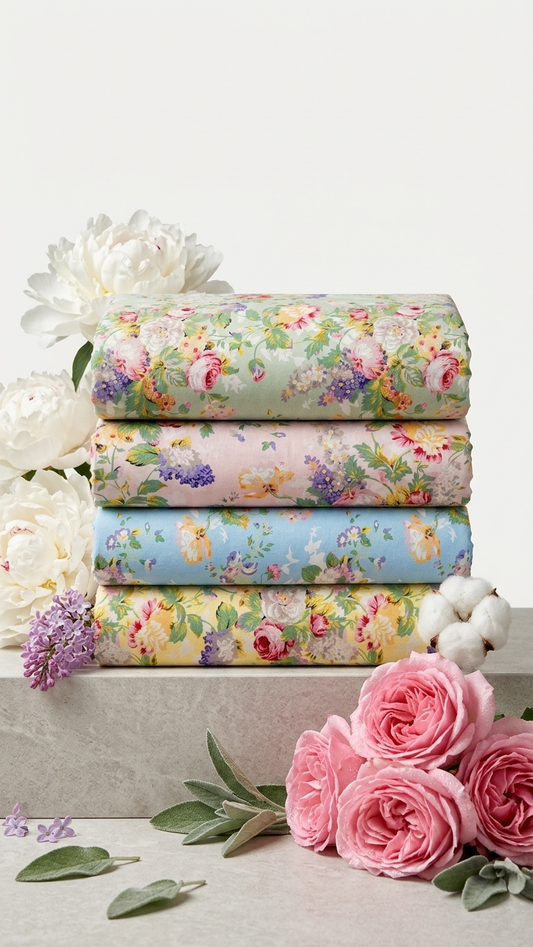 Premium Floral Bedsheet Set