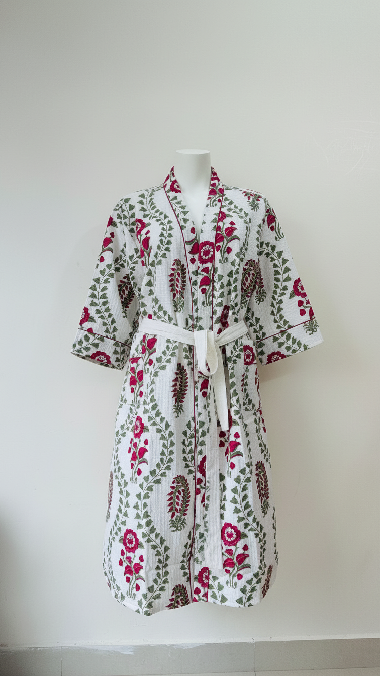 SereneWaffle Luxury Bathrobe