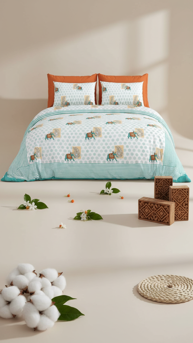 Elephant Parade Luxury Bedsheet