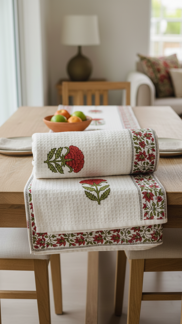 Stuti Artisan Waffle Premium Bath Towel