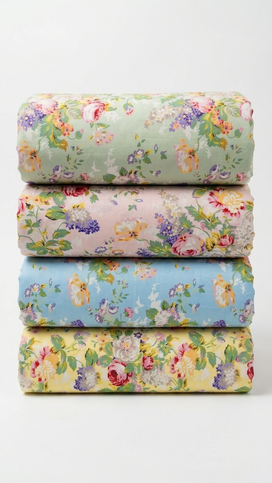 Premium Floral Bedsheet Set